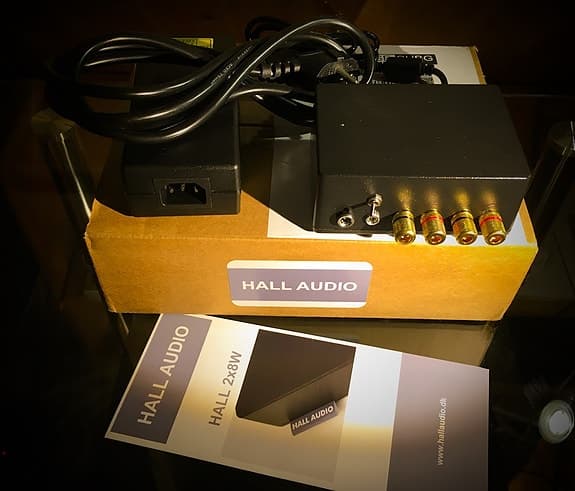 Hall Audio 2x8W förstärkare med bluetooth