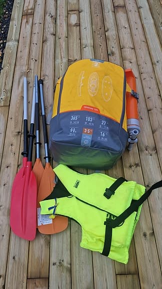 Uppblåsbar Kajak Itiwit Touring 100 - Komplett Set