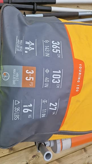 Uppblåsbar Kajak Itiwit Touring 100 - Komplett Set