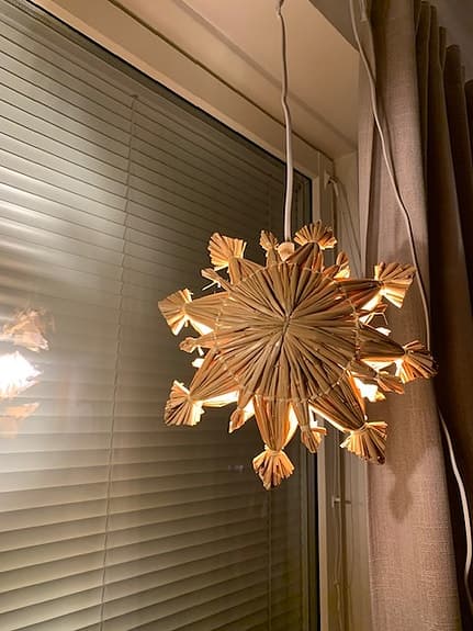 Halmstjärna /Adventstjärna/Julstjärna