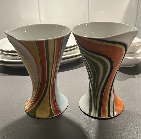 2 st. Vaser Tyskland 100 kr för båda