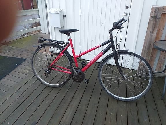 Monark Damcykel Röd