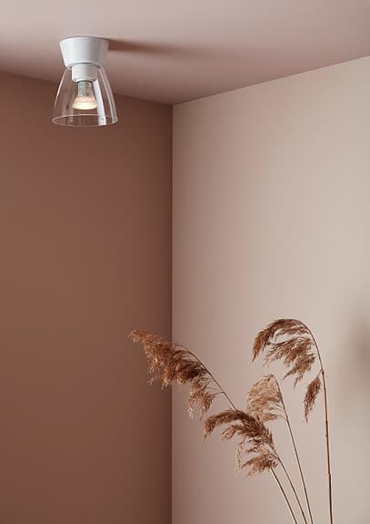 2 st Belid Bizzo Plafond vit/klar glas