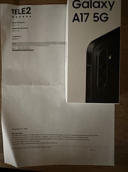 Galaxy A17 5G 128 GB (Oöppnad förpackning med kvitto och 24 månaders garanti)