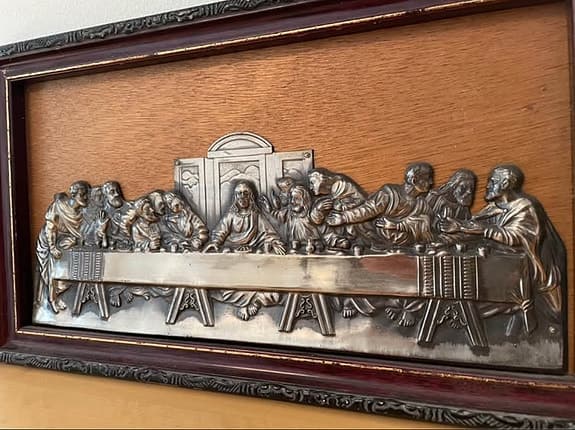 Tavla religiöst motiv Nattvarden