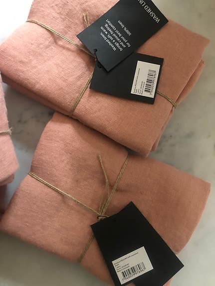Oanvänt (nypris 4190 kr) Himla bäddset för dubbelsäng i 100% lin