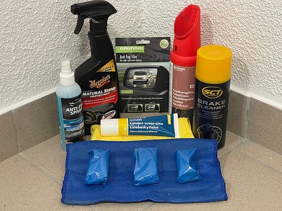 Stort tillbehörspaket till bil, husbil, camper etc – värde flera tusen