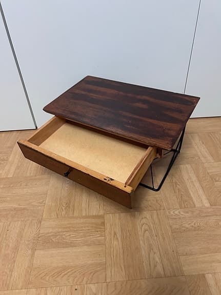 Retro Teak sängbord / nattduksbord/ telefonhylla 60 tal