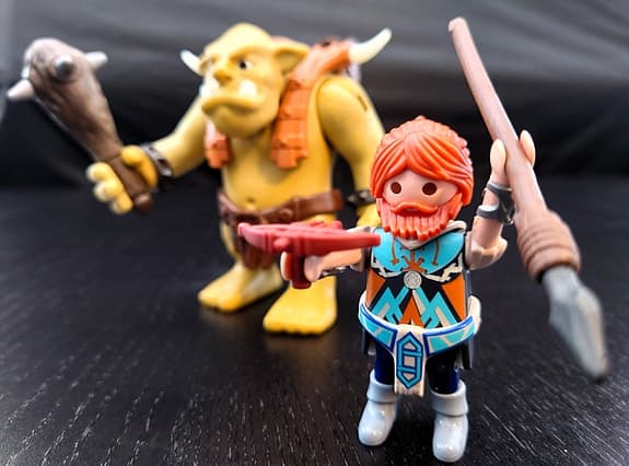 Playmobil 9343 – Riesentroll med dvärg på ryggen 🪓🧌⚔️