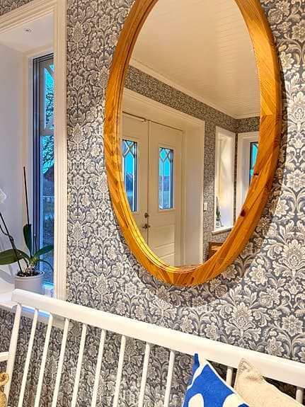 OVAL SPEGEL RETRO VINTAGE FUNKIS. KAN LEVERAS