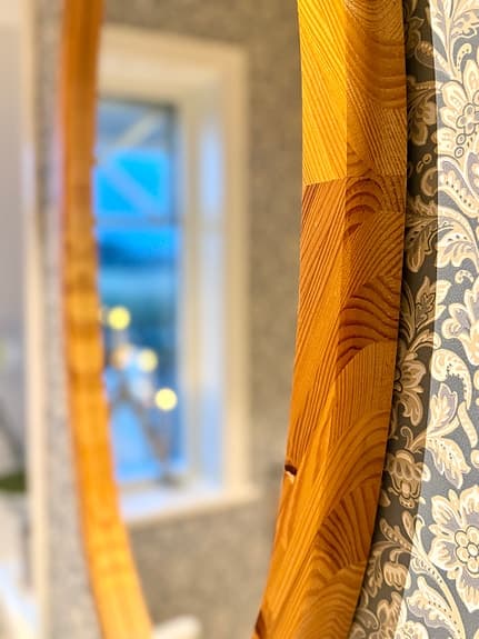 OVAL SPEGEL RETRO VINTAGE FUNKIS. KAN LEVERAS