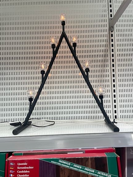 Ljusstake, oanvänd