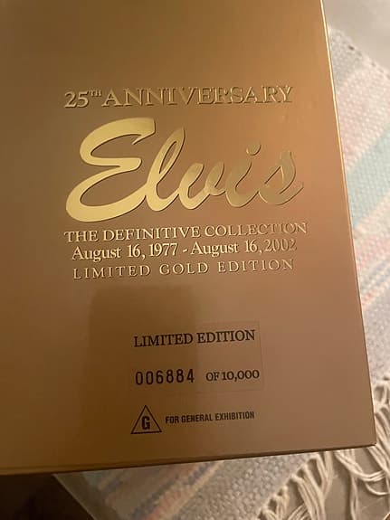 Elvis The Definitive Collection DVD-box Limited Edition