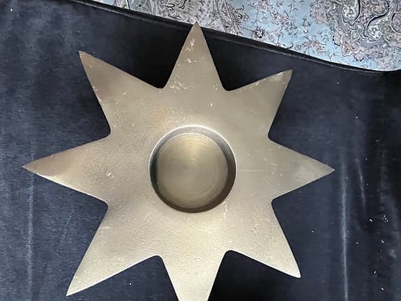 House Doctor stjärnformade ljusstakar i metall