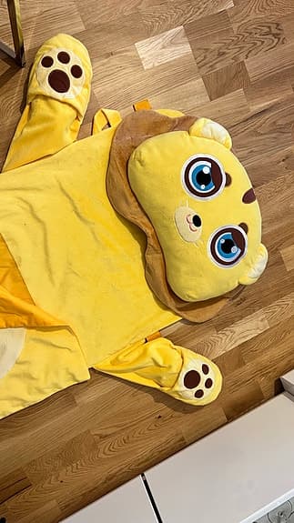 Disney barnfilt soffpåse med lejonmotiv