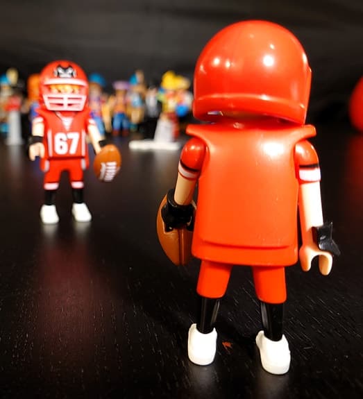 Playmobil Serie 15 – Amerikansk fotbollsspelare 🏈🔴