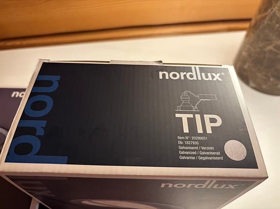 Nordlux utomhus spotlight galvaniserat stål