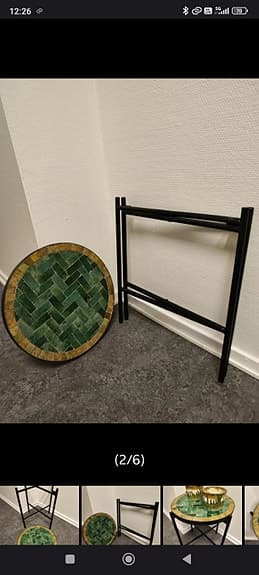 Unikt borded kakel Tamegroute från Sahara öknen