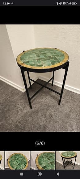 Unikt borded kakel Tamegroute från Sahara öknen