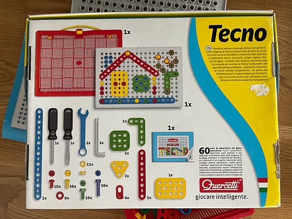 [oop] Quercetti Tecno byggsats för barn 4+ år