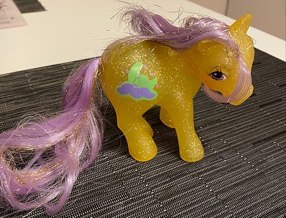 My Little Pony Napper Sparkle Pony Vintage Hasbro 83