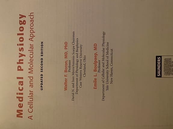 Medical Physiology av Walter F. Boron & Emile L. Boulpaep, 2012
