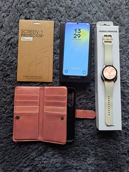 Samsung Galaxy S24 128 GB med Samsung Galaxy watch 6