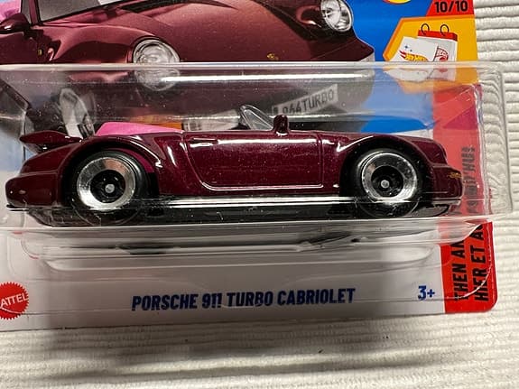 Hot Wheels Porsche 911 Turbo Cabriolet leksaksbil