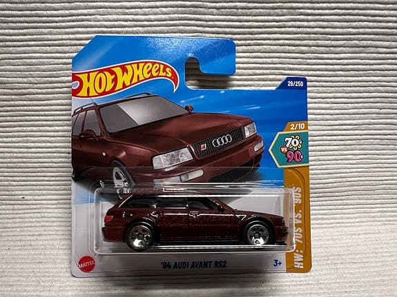 Hot Wheels 94 Audi Avant RS2 leksaksbil