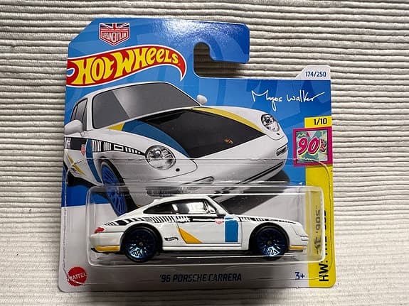 Hot Wheels 96 Porsche Carrera leksaksbil