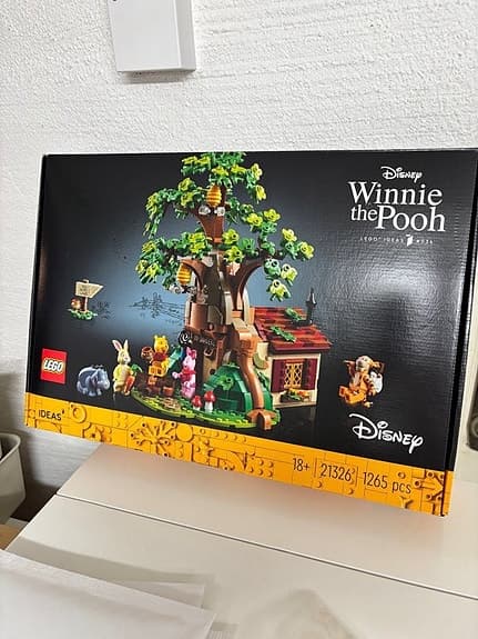 Oöppnat LEGO Disney Winnie the Pooh Trädkoja Byggsats