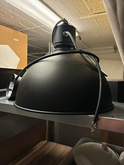 Taklampa Svart - Belid Magnum - Nyskick