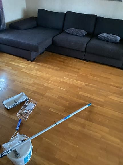 Hörnsoffa svarta 320/170