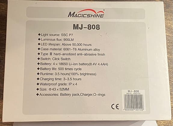 Magicshine MJ-808 Cykellampa LED 900 (Lumen)