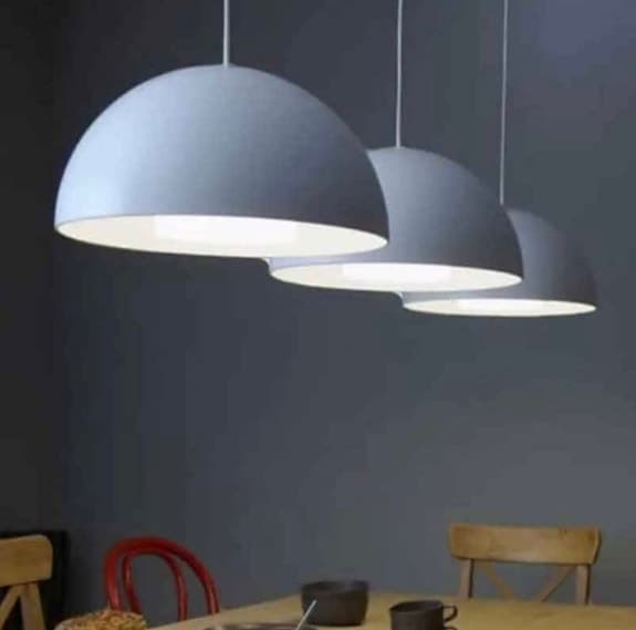 Två taklampor IKEA 365+ Brasa