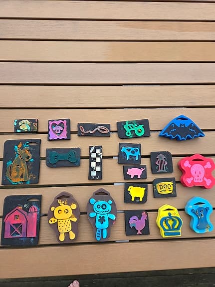 Panduro Stämplar bondgård djur