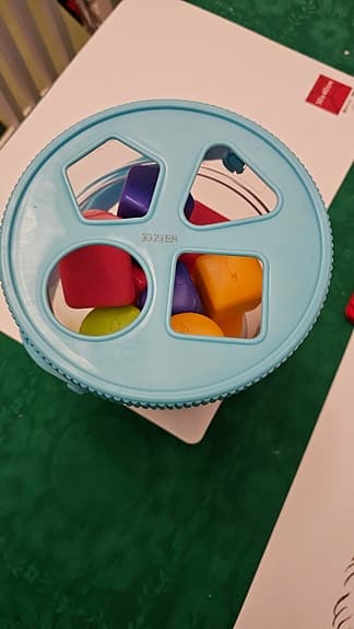 Kloss hink KID, Plockhink Transparant barnleksak