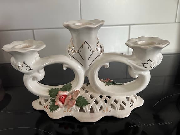 Bing & Grøndahl Ljusstake med julmotiv