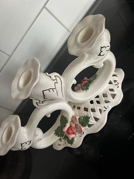 Bing & Grøndahl Ljusstake med julmotiv