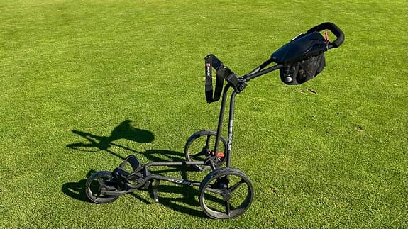 Golfset med bag och vagn flerfärgad