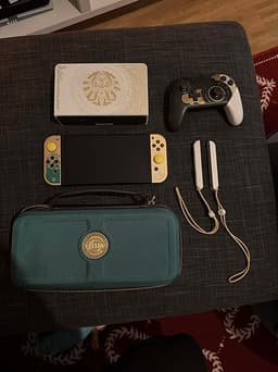 Nintendo Switch and Pro Controller The Legend of Zelda Special Edition