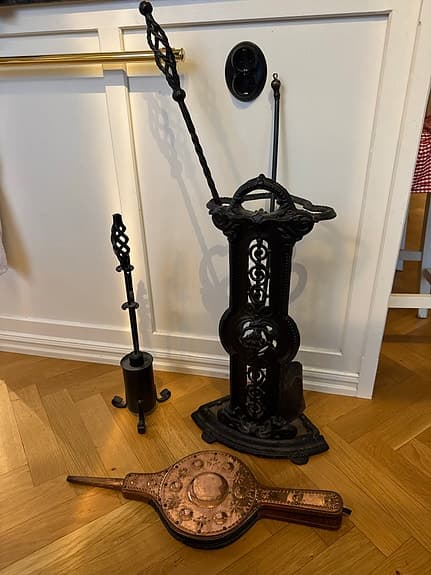 Eldstadstillbehör Eldverktyg Kamin Kakelugn Sotställ