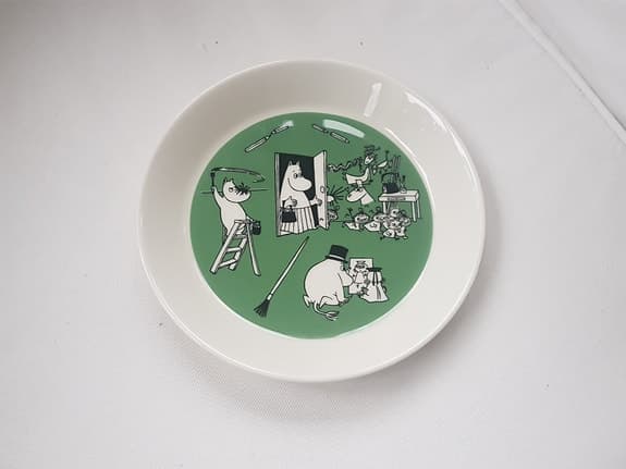Ny Mumin tallrik Teckning