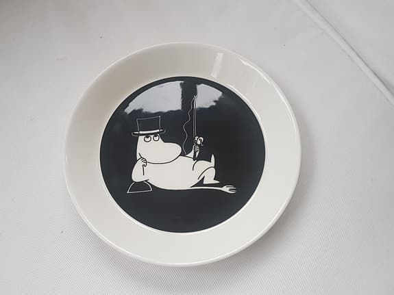 Ny Mumin tallrik Muminpappa Moomin