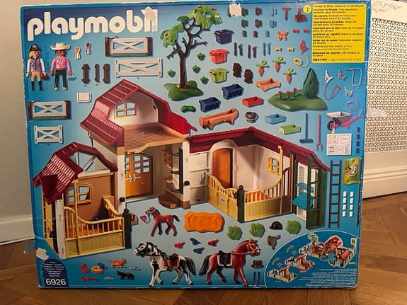 Playmobil Country + Bilen + Tvätt
