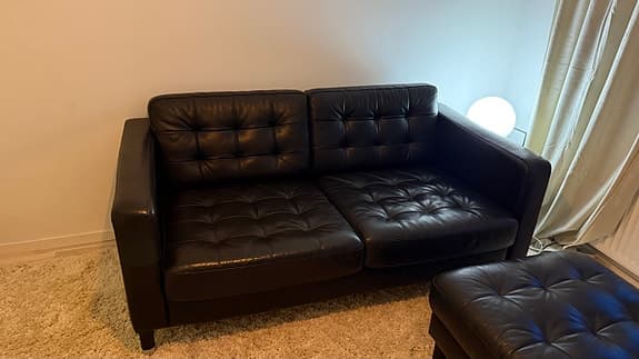 Landskrona soffa + fotpall