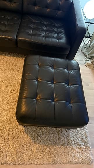 Landskrona soffa + fotpall