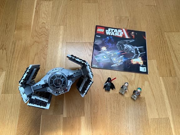 Lego TIE Advanced, Vader, Tarkin, Wren