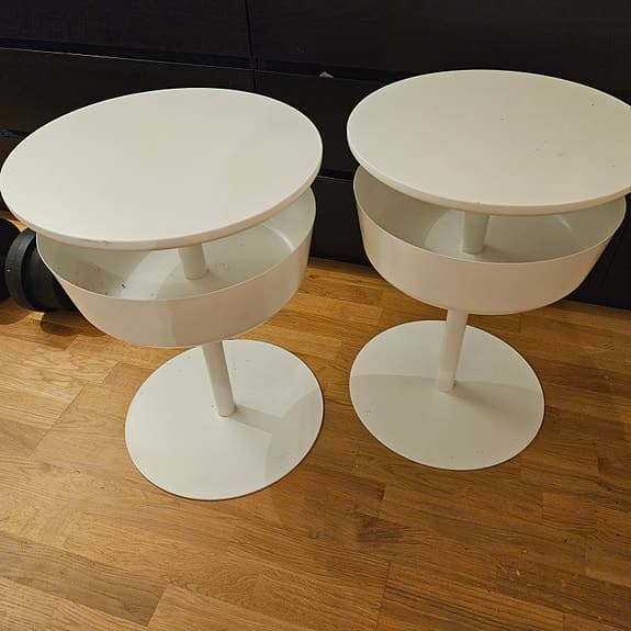 Avlastningsbord 2 st.