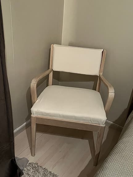 2 st Loungestolar med nya fårskinn